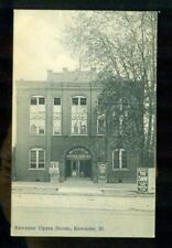 1907 McClure's Kewanee Opera House Kewanee Illinois Real Photo Postcard clean picture