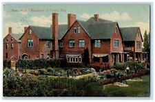 1911 Residence Of Francis King House Mansion Alma Michigan MI Antique Postcard picture