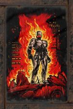 RoboCop (1987) 8x12 Rustic Vintage Style Tin Sign Metal Poster picture