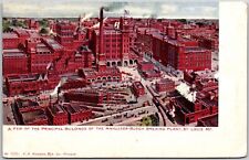 Principal Bldgs. Of Anheuser-Busch Brewing Plant St. Louis Missouri MO Postcard picture