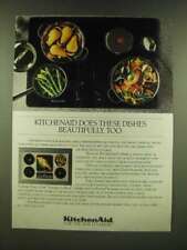 1990 KitchenAid Cooktops Ad - Kitchenaid does these dishes beautifully, too picture