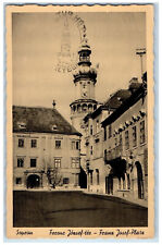 Gmunden Austria Postcard Franz Josef Platz Building c1940's Antique Unposted picture