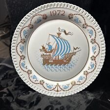 VINTAGE Estate the FIRST SPODE 1972 TWELVE DAYS OF CHRISTMAS PLATE +more Listed picture