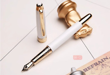Montblanc pen Mont Blanc Da Pan 145 Women's white ink pen for business writing picture