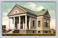 Aberdeen SD-South Dakota, Alexander Mitchell Library, Antique, Vintage Postcard picture