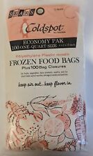1950's Sears Coldspot Frozen Foods Bags Plastic 4x2x12 * Original Package NOS picture