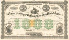Union Passenger Railway Co. of Philadelphia - Imprinted Revenues picture