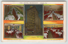 Postcard Multi-View Hotel Winecoff in Atlanta, GA. picture