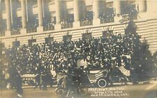 Postcard RPPC California San Francisco President Wilson City Hall autos 23-1304 picture