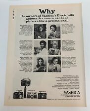 1972 Yashica Electro 35 Electronic Camera Vintage Print Ad Advertisement picture