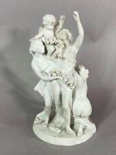 Antique French Sevres Bisque Porcelain Sculpture - Three Graces with Cupid picture