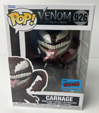 Funko Pop Marvel Venom #926 Carnage 2021 NYCC Exclusive W/Protector picture