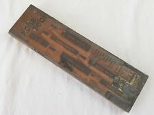 1960-70's VINTAGE SELMER INSTRUMENT OIL advertising printing plate Slick idea picture