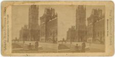 c1900's Liberty Brand Stereoview Card Parliament Building, Main Block Ottawa picture