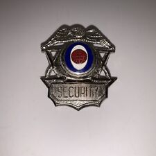 OBSOLETE Vintage SECURITY Badge Pin picture