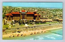 Galveston TX- Texas, Hotel Galvez And Villa, Advertisement, Vintage Postcard picture