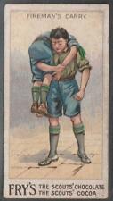 Fry's Cocoa & Chocolate, Scout Series Diff, 1912, No 46, Fireman's Carry picture