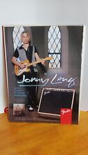 JOHNNY LANG FENDER GUITAR VIBRO KING AMP GUITAR  PRINT AD 11 X 8.5 001197 picture