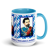 Premium Kaffeetasse König Ludwig II. von Bayern Schloss Neuschwanstein BAYERN picture
