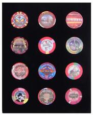 12 CASINO POKER CHIPS (NOT INCLUDED) DISPLAY INSERT 8