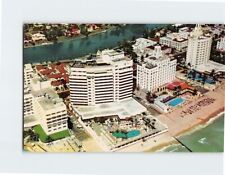 Postcard Ocean Front Hotels on the Gold Coast at Miami Beach Florida USA picture
