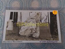 CCH VINTAGE PHOTOGRAPH Spencer Lionel Adams EMERSON'S TOMBSTONE MASSACHUSETTS picture