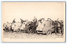 Salisbury Plain England Postcard The Canadian Armoured Cars c1950's Tuck Art picture