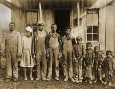 1931 African American Family in Front of Home Vintage Old Photo Reprint picture