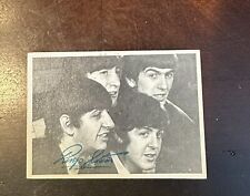 1964 BEATLES Topps  No. 141 Ringo Starr signature Card….RARE  picture