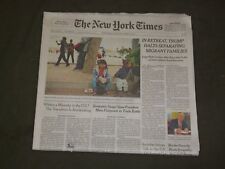 2018 JUNE 21 NEW YORK TIMES -IN RETREAT, TRUMP HALTS SEPARATING MIGRANT FAMILIES picture