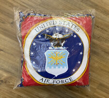 NEW VINTAGE SOFT N CRAFTY UNITED STATES AIR FORCE EAGLE USA THROW JOANN PILLOW picture