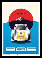 PORSCHE 906 1967 Japanese Grand Prix Mt. Fuji Poster SOLD OUT Out of Print picture