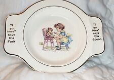 Antique Child's Plate International Silver Co By The Salem China Co picture