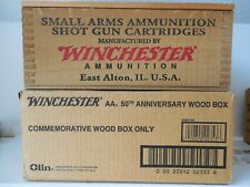 Winchester 50th Anniversary commemorative wood box in original cardboard box picture
