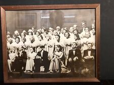 Antique Original Photography From The Playbill, Wood & Glass Framed picture