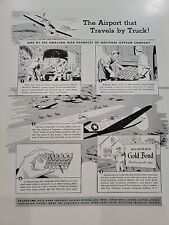 1942 National Gypsum Gold Bond Fortune WW2 Print Ad Airplane War Jungle Mats picture