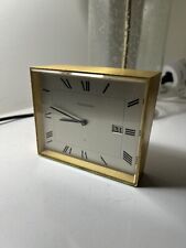 Jaeger Le Coultre 8 Table Desk Clock Swiss Made Cal. 515 Vintage picture