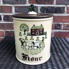 Metlox Poppytrail  Homestead Provincial Flour Canister picture