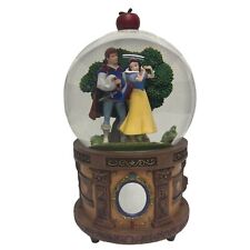 Disney Musical Snow Globe Snow White Prince Charming Apple Tree Magic Mirror 10