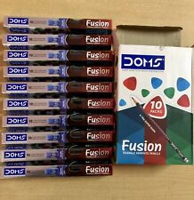 10 Box X Doms Fusion Xtra Super Dark 10 pencils and 1 sharpener eraser picture