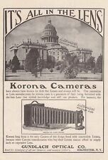 1901 Gundlach Korona Camera Print Ad – California State Capitol Rear View Pix picture