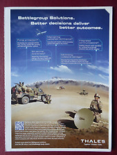6/2012 PUB THALES DEFENSE SOLUTIONS COMMUNICATIONS LAND FORCES ORIGINAL AD picture