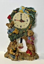 Time Flies Teddy Bear Clock 