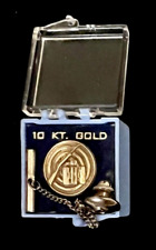 Internatonal Harvester Rare M1 Rifle IH Military Division 10k Gold Pin Tie Tack picture