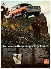 Vintage 1976 Dodge Ramcharger Truck - Original Print Ad (8 x 10.5) picture