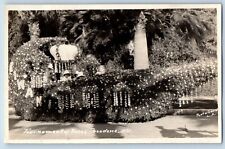 Pasadena California CA Postcard RPPC Photo Tournament Of Roses c1910's Antique picture