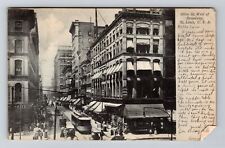 St. Louis MO-Missouri, Olive St. Scene, Dental Rooms, Vintage Postcard picture