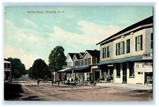 c1910's Buffalo Street Hotel Columbia Groceries Stores Gowanda NY Postcard picture