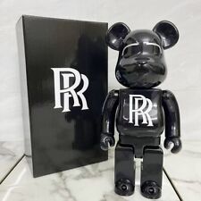 400%Bearbrick Rolls-Royce Double R Bright black Action Figure Art Toy Collectiol picture