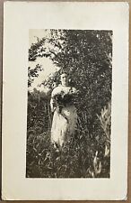 RPPC Chicago Lady Alice Daniel Illinois Antique Real Photo Postcard 1915 picture